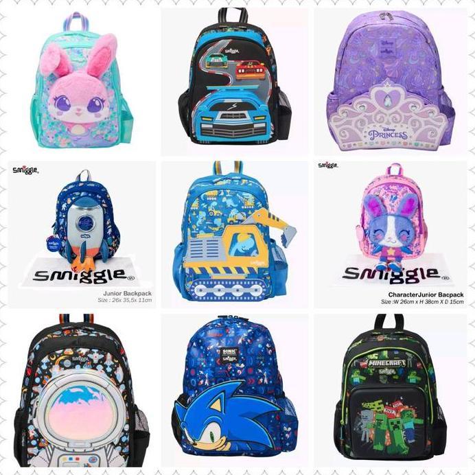 TAS SEKOLAH JUNIOR(TK) 4-7 TAHUN import Fashion Terlaris