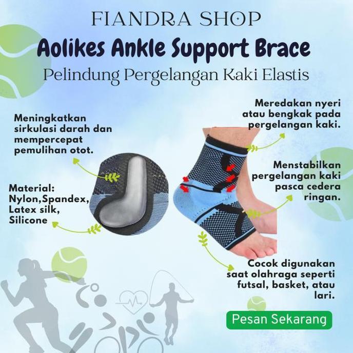 Deker Pelindung Engkel Kaki Tumit Ankle Support Br Dekker Ankle