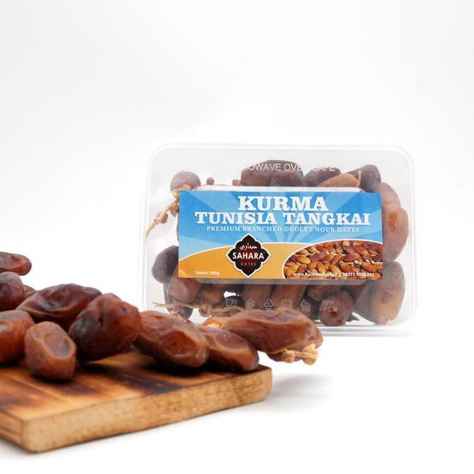 Frutting- Kurma Tunisia Tangkai 500Gr Sahara Kurma Deglet Nour Original