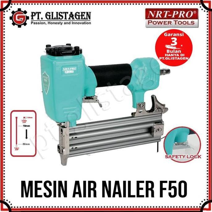 NRT-PRO F50 Mesin Paku Tembak Angin F50 Air Nailer Stapler Nrt Pro 5057 HD