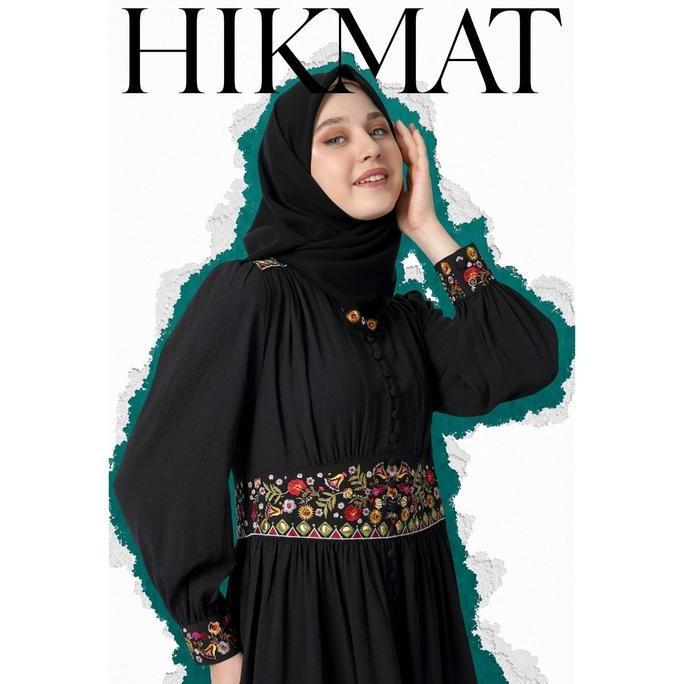 Diskon Hikmat Fashion Original A1218 Abaya Hikmat Noerbutikmuslim Abaya