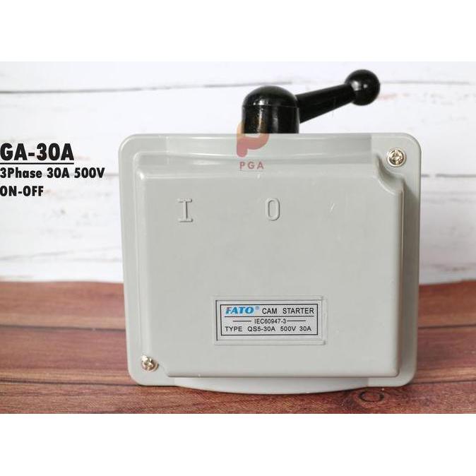 Ga 30A Cos Change Over Switch / Ohm Saklar 30A / 3 Phase On-Off Restock