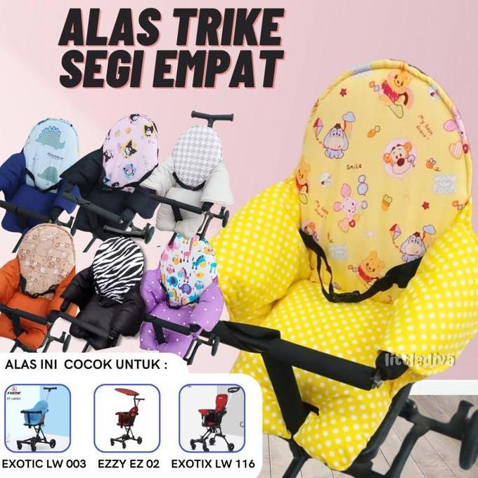 ALAS Trike Pad Segiempat T4 Kereta dorong Stroller roda 4 LW 003 Ez02