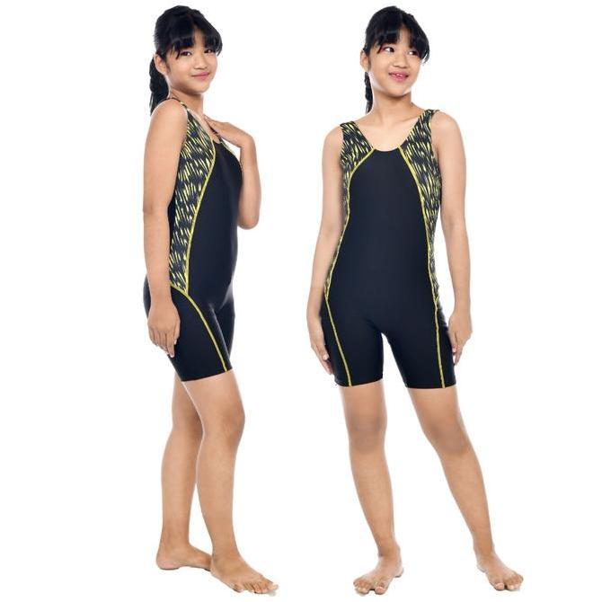 Kirimajaa- Baju Renang Atlet Perempuan/Baju Renang Anak Tanggung Usia 8-13 Tahun Diving Renang