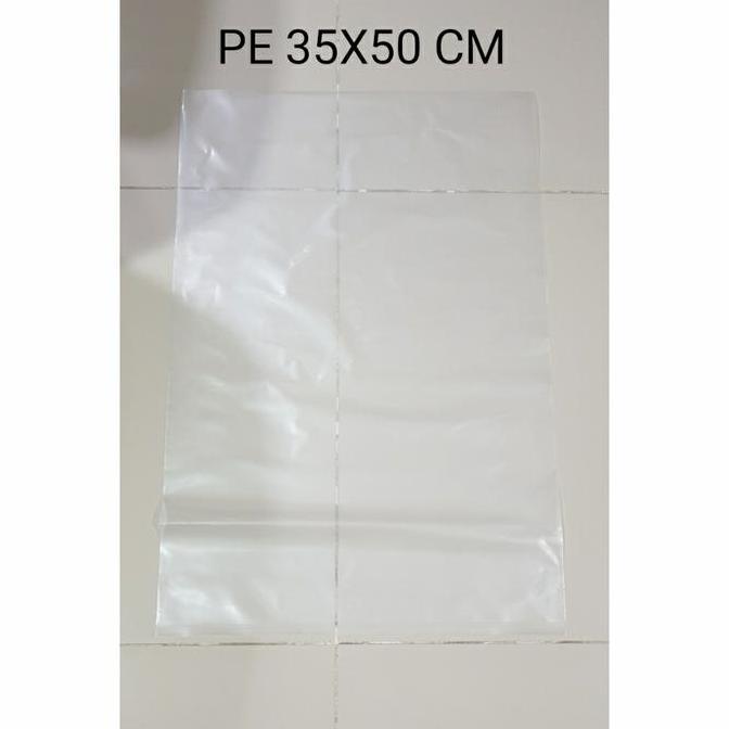 Yoiyouu- Kantong Plastik Bening Ukuran 35X50 Cm - Pe 35X50 Cm Tebal 0,5 Mikron