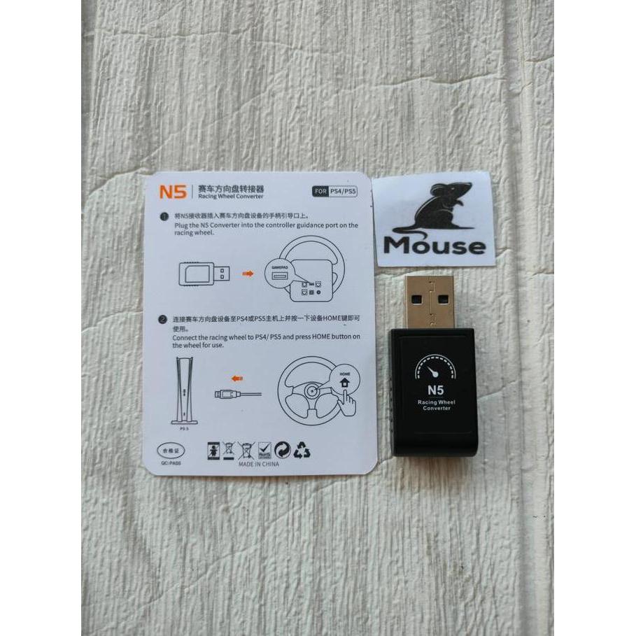 Gevvonistore28- Pxn N5 Racing Wheel Converter Controller Usb For Ps5 Pxn V10 V12