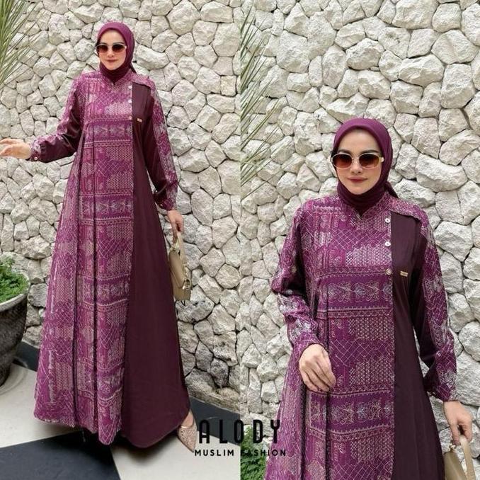Terjangkau Alody Nania Dress - Gamis Alody Nania Dress - Alody Gamis Terbaru -  Nania Dress