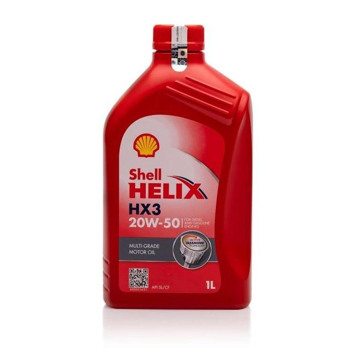 Shell Helix HX 3 HX3 20w-50 UKURAN 1 LITER