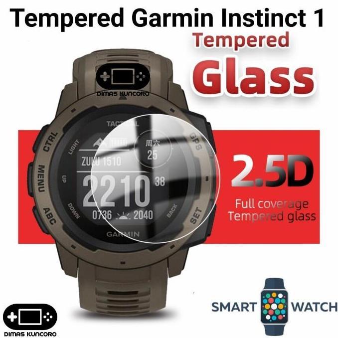 Tempered Garmin Instinct 1 antigores glass screen protector pelindung layar garmin instinct 1 solar 