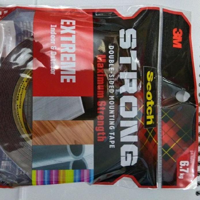 Ready stock Double Tape 3 M Extreme 414-M19 19mmx4meter Lem bolak balik Outdoor Mounting Lem super k