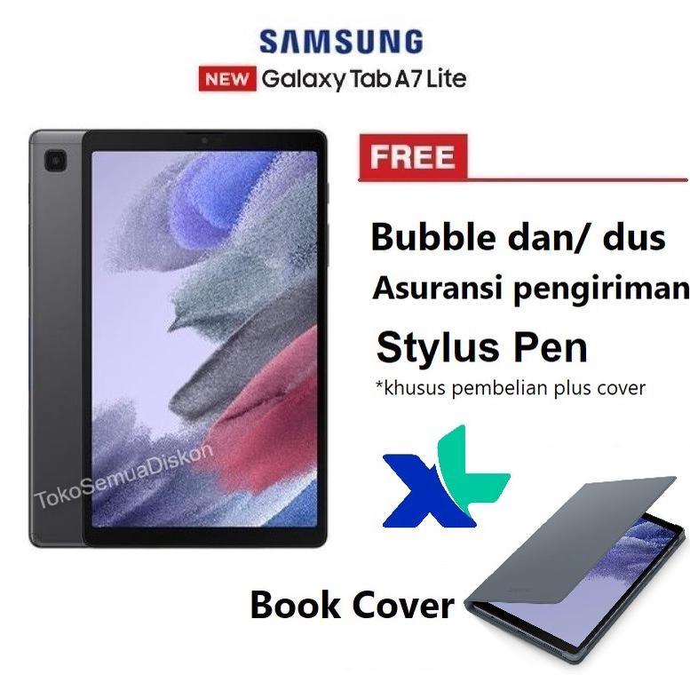 Samsung Galaxy Tab A7 Lite 3GB/32GB Garansi Resmi SEIN Wifi+LTE A 8.7" inch Book Cover Keyboard Bonu