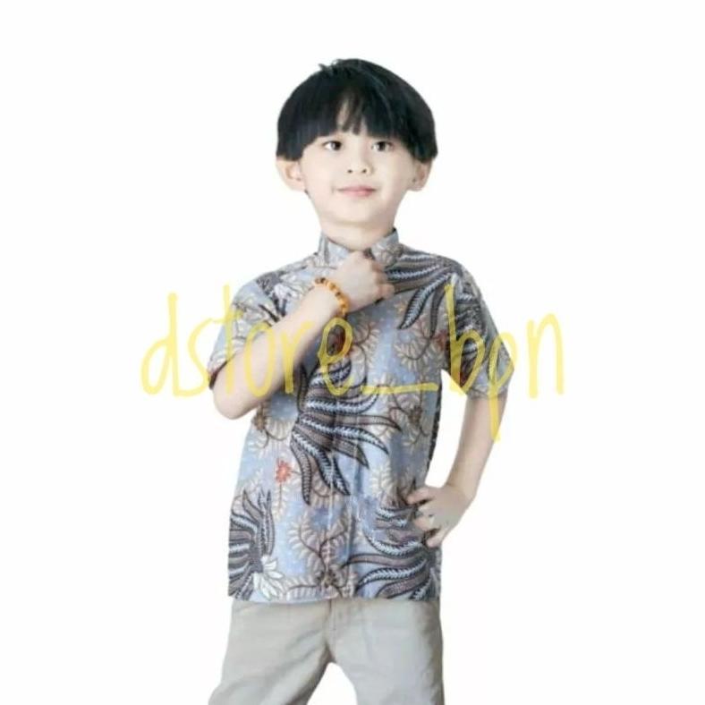 FREE ONGKIR KEMEJA BATIK ANAK PEKALONGAN ATASAN BAJU HEM PENDEK LAKI LAKI UMUR 3 4 5 6 7 TH TAHUN TO