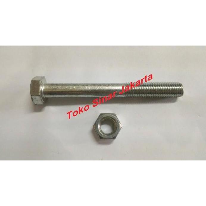 Ready Baut 14 mm x 120 mm + Mur ( Kunci 22 mm )