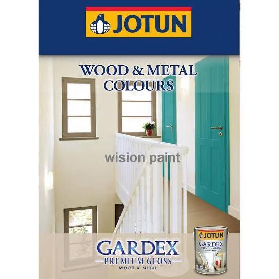 Katalog Kartu Warna Jotun Gardex Premium Gloss cat minyak jotun Ready