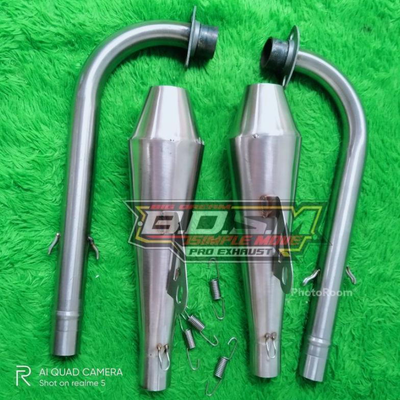 HOT DEALS knalpot BMX CUB pnp motor supra vega jupiter Free Laser Nama gratis