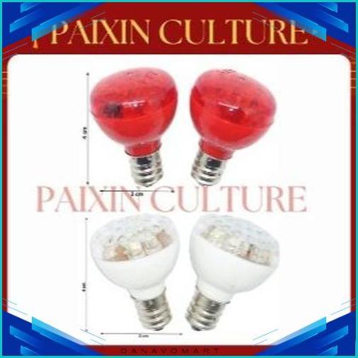 Bohlam lampu Sembahyang LED Lianhua Teratai Merah Putih E12