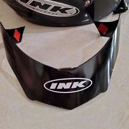 TERBARU spoiler helm ink Centro hitam glossy