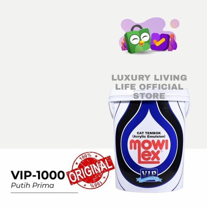Cat Tembok Mowilex E1000 Putih Prima 20L pail Ready