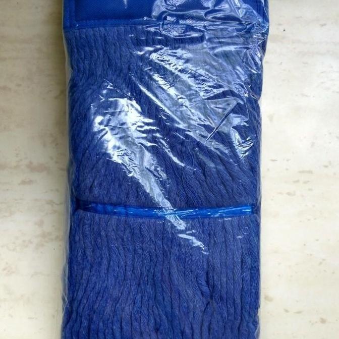 Kain Pel Sumbu Katun / Refill Mop Cotton Warna Biru