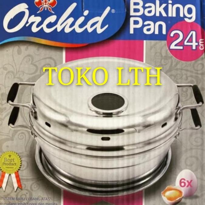 BAKING PAN / PANCI PEMANGGANG KUE 24 cm ORCHID