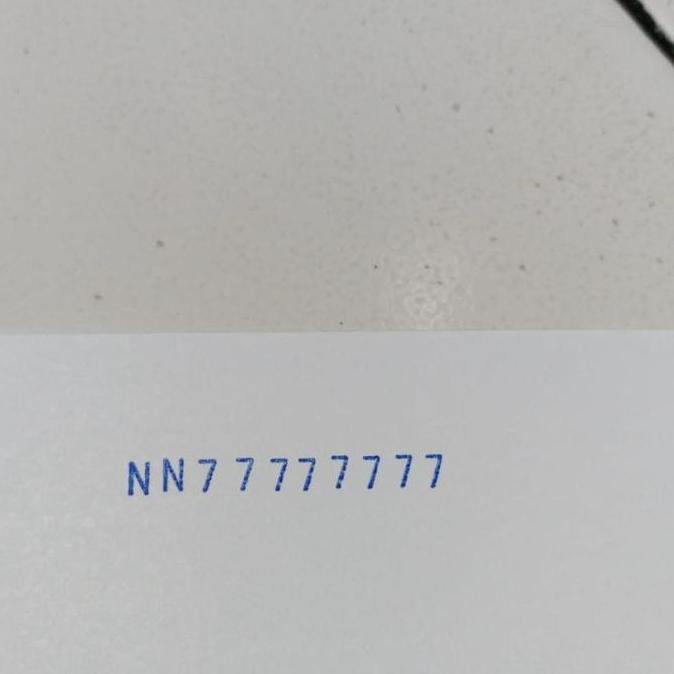 Stempel Manual Kombinasi Huruf Angka 5mm IQB