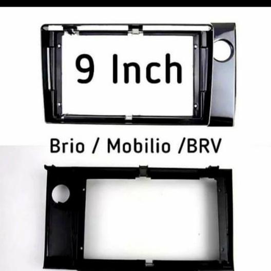 zakisellerdups - frame double din android 9 inch brio/mobilio/brv