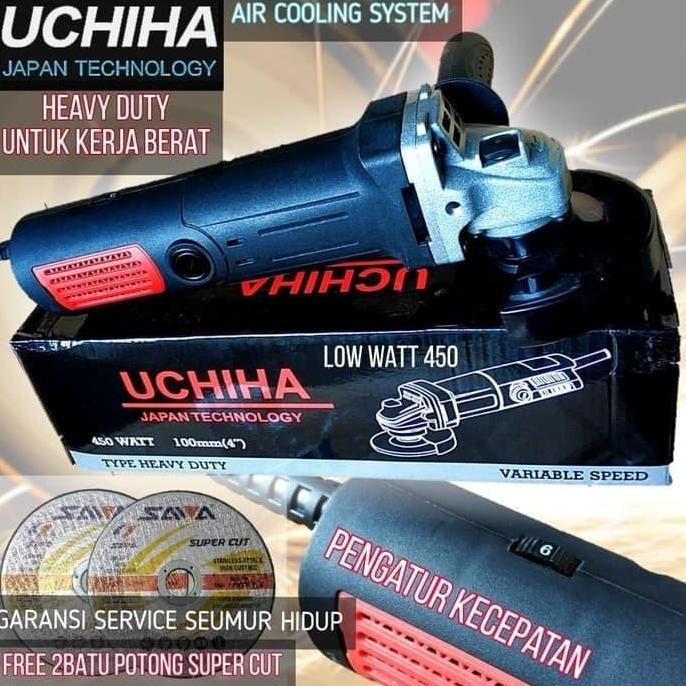 Mesin Gerinda Tangan Merk Uchiha Japan Type 802 Ditributor Resmi