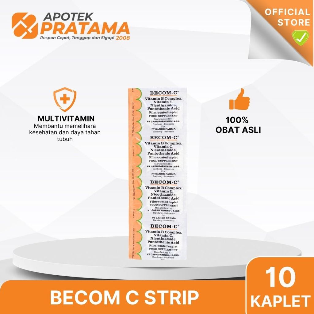 BECOM C STRIP / BECOM ZET STRIP (10 KAPLET)