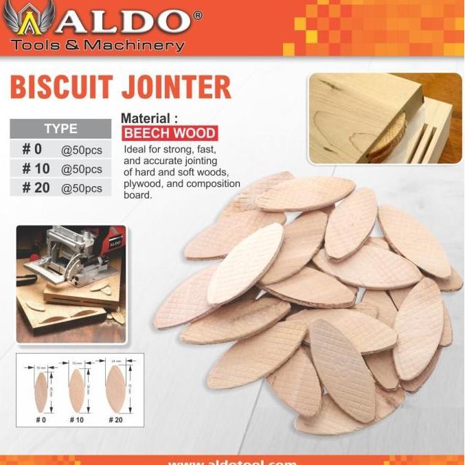 BISCUIT JOINTER / PENYAMBUNG KAYU / BISKUIT KAYU MERK ALDO