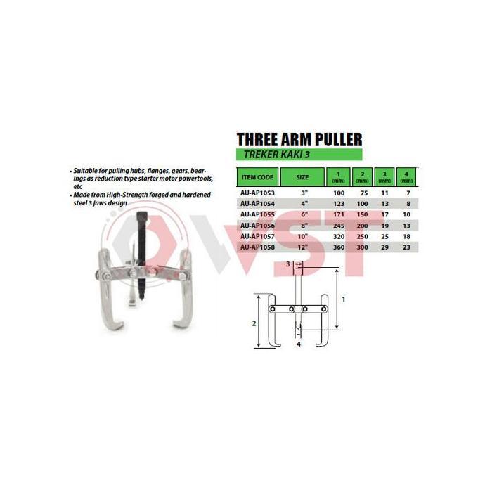 Tekiro Treker Kaki 3 6inch / Kaki3 6" / Treker Bearing