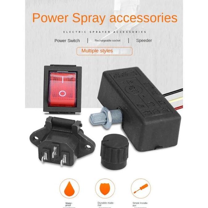 vrzukifazyah - sparepart onderdil tangki sprayer elektrik - set lengkap 4 pcs sparepart sprayer elek