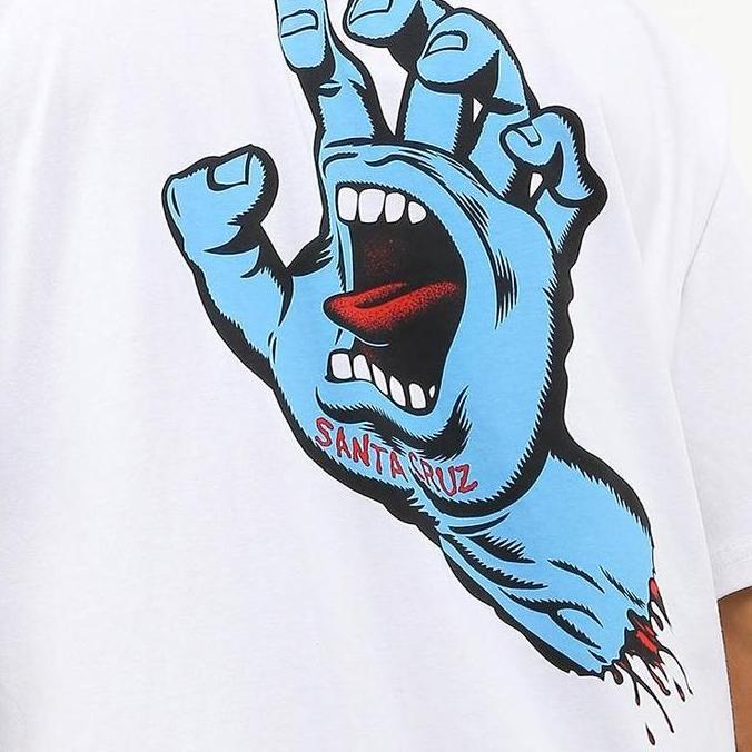 Santa Cruz Os Opus Screaming Hand T-Shirt Sm223-Ss03 White Original