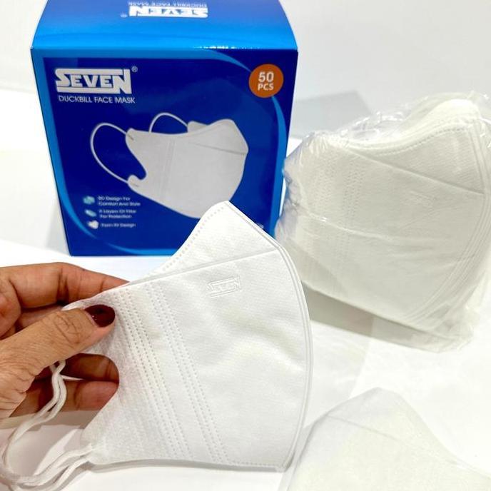 Capslock- Masker Seven Duckbill 4Ply Isi 50 Pcs