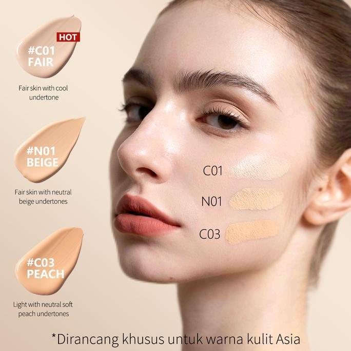 Xplus+- New UpgradeBpom CertificationOnlyou Paket Onlyou Serum Foundation Concealer Foundation+Moist