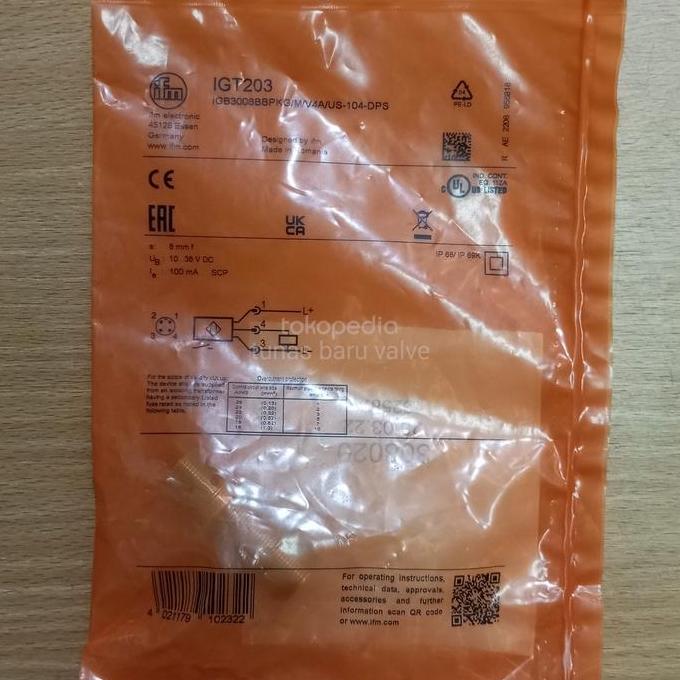 Ifm Igt203 Sensor Proximity Ifm Terbaru