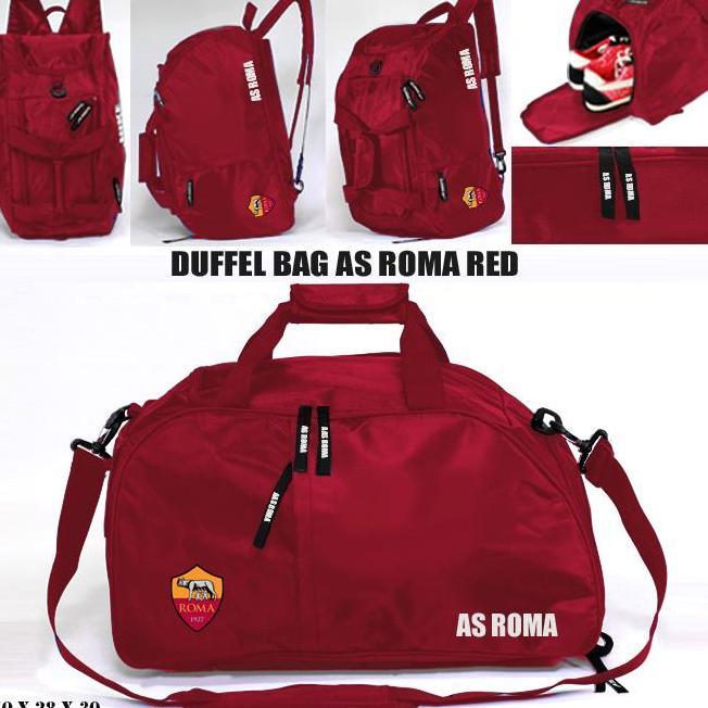 TRAVEL BAG AS ROMA - TAS AS ROMA - TRAVEL AS ROMA - TAS PROMO AS ROMA - DUFFEL BAG LIGA ITALY Serut