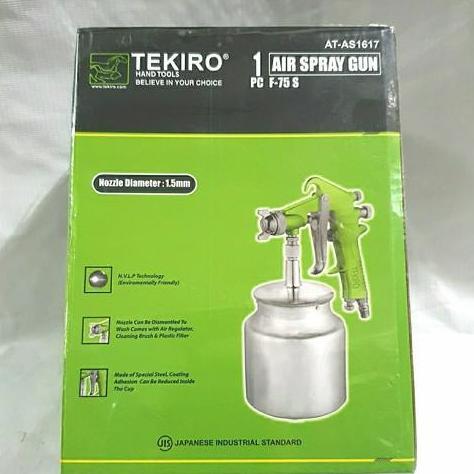 TERMURAH - TERMURAH Spray Gun Tekiro Japan F75 S Tabung Bawah