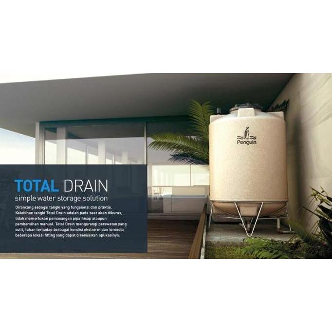 Spesial Tangki Air Total Drain Penguin Td 200 (2000 Liter) Toren Kuras Pinguin