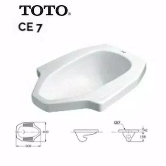 Terjangkau Closet Jongkok Toto Ce7 /Closet Jongkok Toto Ce 7 /Closet Toto