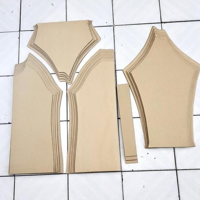 Ready POLA KAOS RAGLAN WANITA DEWASA 5 UKURAN SATU SET