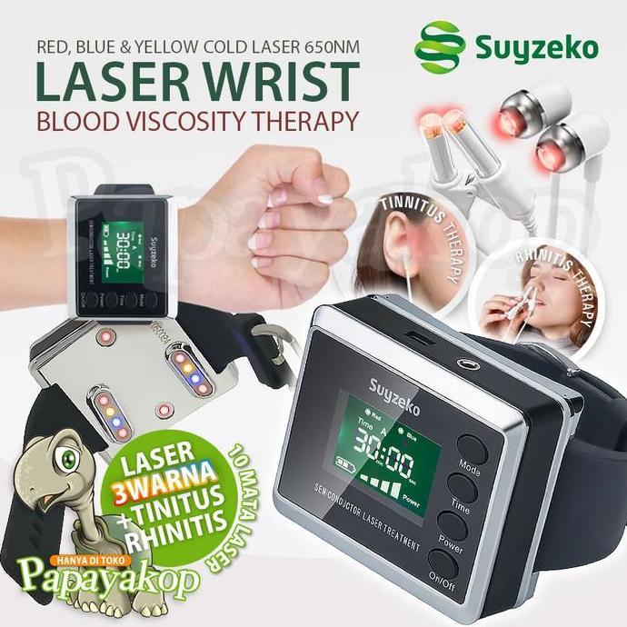 Jam Laser Terapi Darah & Jantung 10 Mata Laser Suyzeko dr Kesehatan