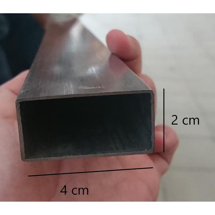 BEST LOWEST PRICE HOLLOW STAINLESS 2 CM X 4 CM X 6 MTR TEBAL 1 MM
