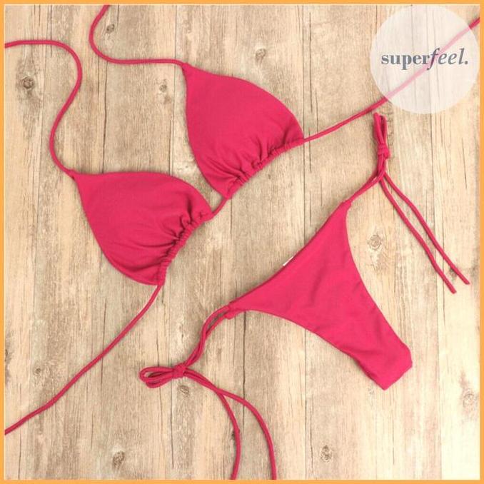 DE117 - SET BRA CD PREMIUM SET 1 SET CD KOLOR BH DENGAN BUSA CUP DALAMAN KOLOR BEACHWEAR PANTAI WANI