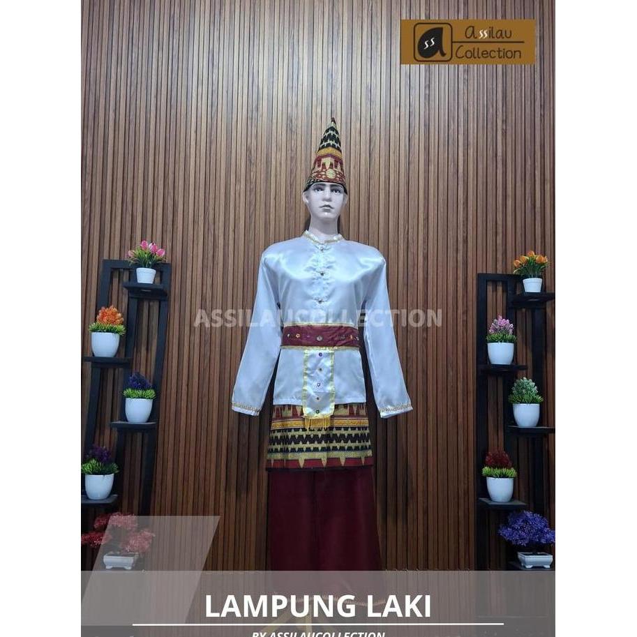 DY144 >> Baju Adat Dewasa Lampung Satuan (Laki/Cewek) Pengantin