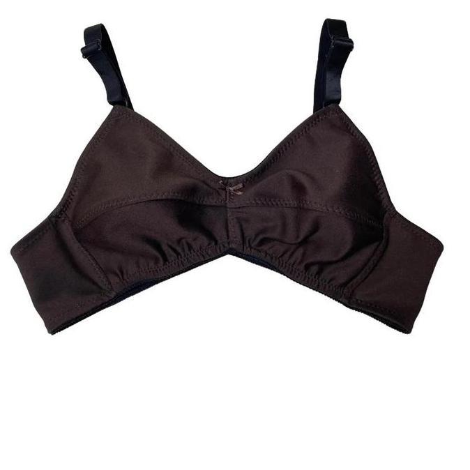 DE190 >> Bra Kaos Tanpa Kawat dan Tanpa Busa Size 34 36 38 40 42 Polos dan Motif Cantik Bh Wanita De
