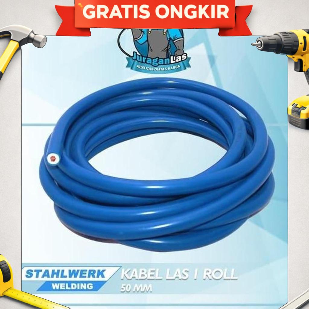 Kabel Las 50Mm Stahlwerk Full Tembaga