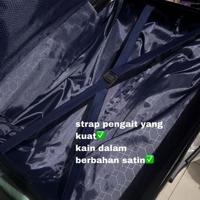 POLO TRUST Koper Polo 24 Inch Tipe 808 Fiber ABS Hardcase Roda 360 Derajat Unisex