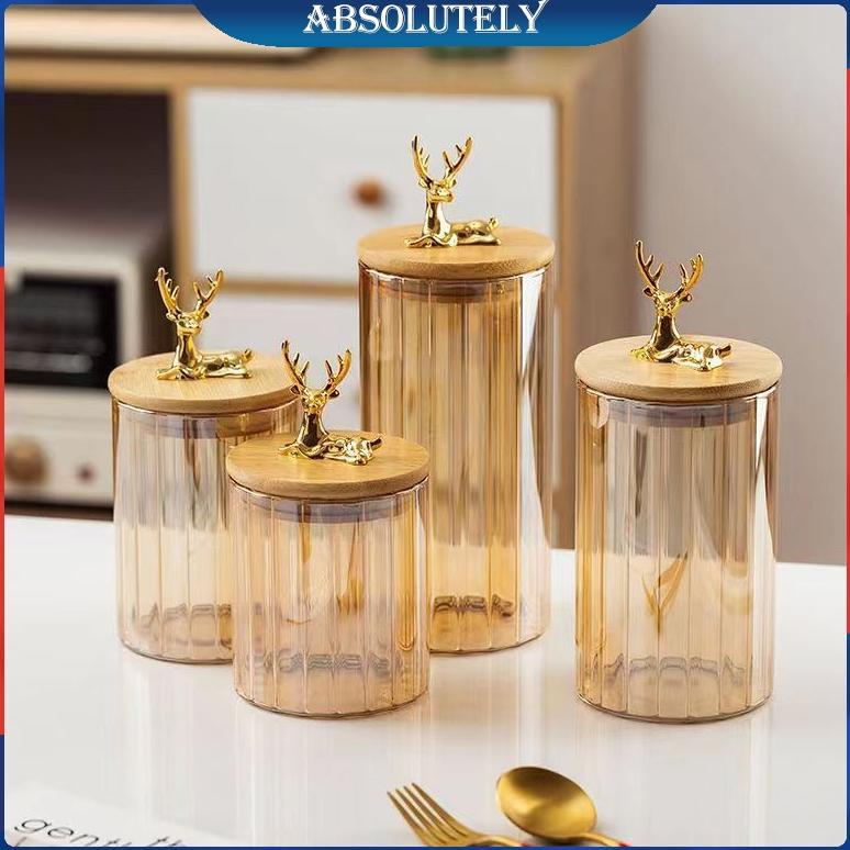BestPromo Toples Rusa Toples Makanan Serbaguna Toples Gold Toples Aesthetic Toples Kue Toples Kaca L