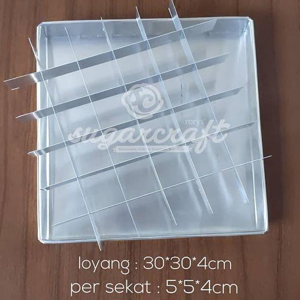 TERBARU - Loyang sekat 30cm (A) / loyang cake potong