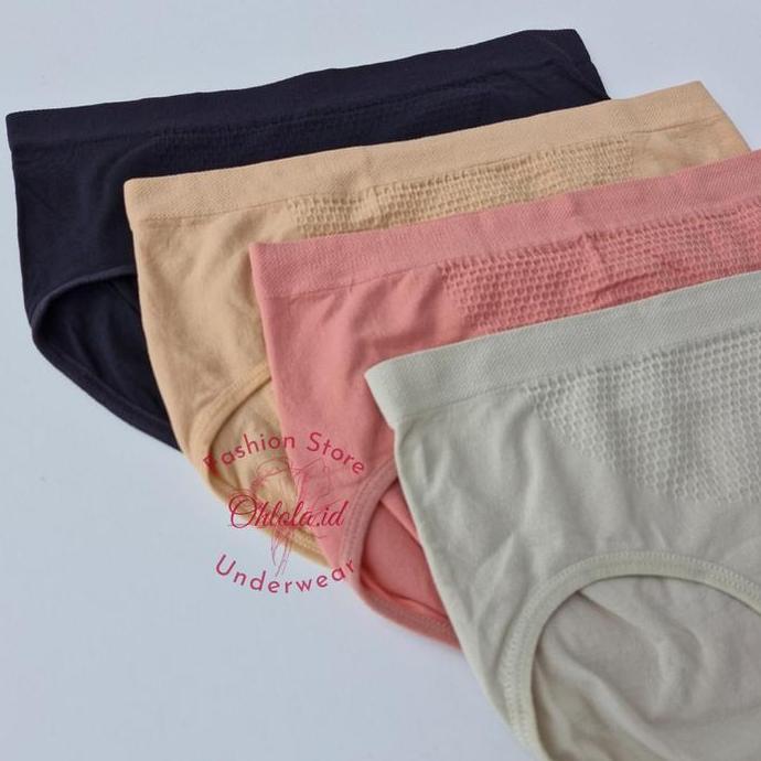 DI103 - 3 Pcs Celana Dalam Wanita Remaja Dewasa Sport CD Katun Terbaru